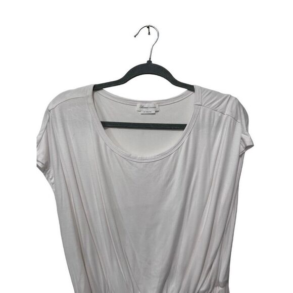 Lovers And Friends Short Sleeves Tie Knot Wrap Style Dress White Size Medium - Picture 4 of 9